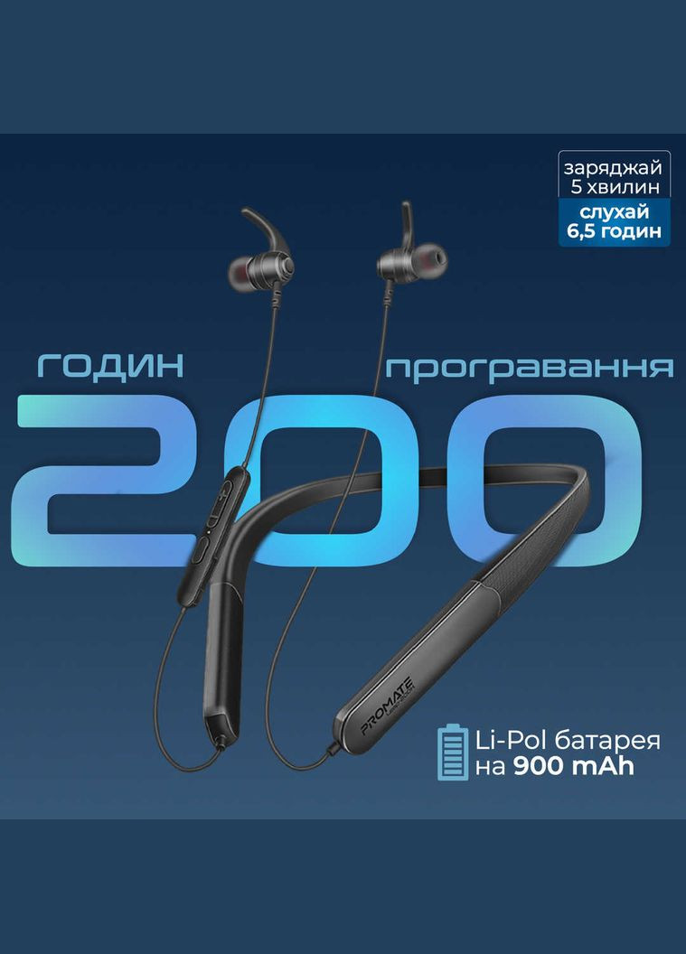 Bluetooth-гарнитура Leap-200h Black Promate (336955954)