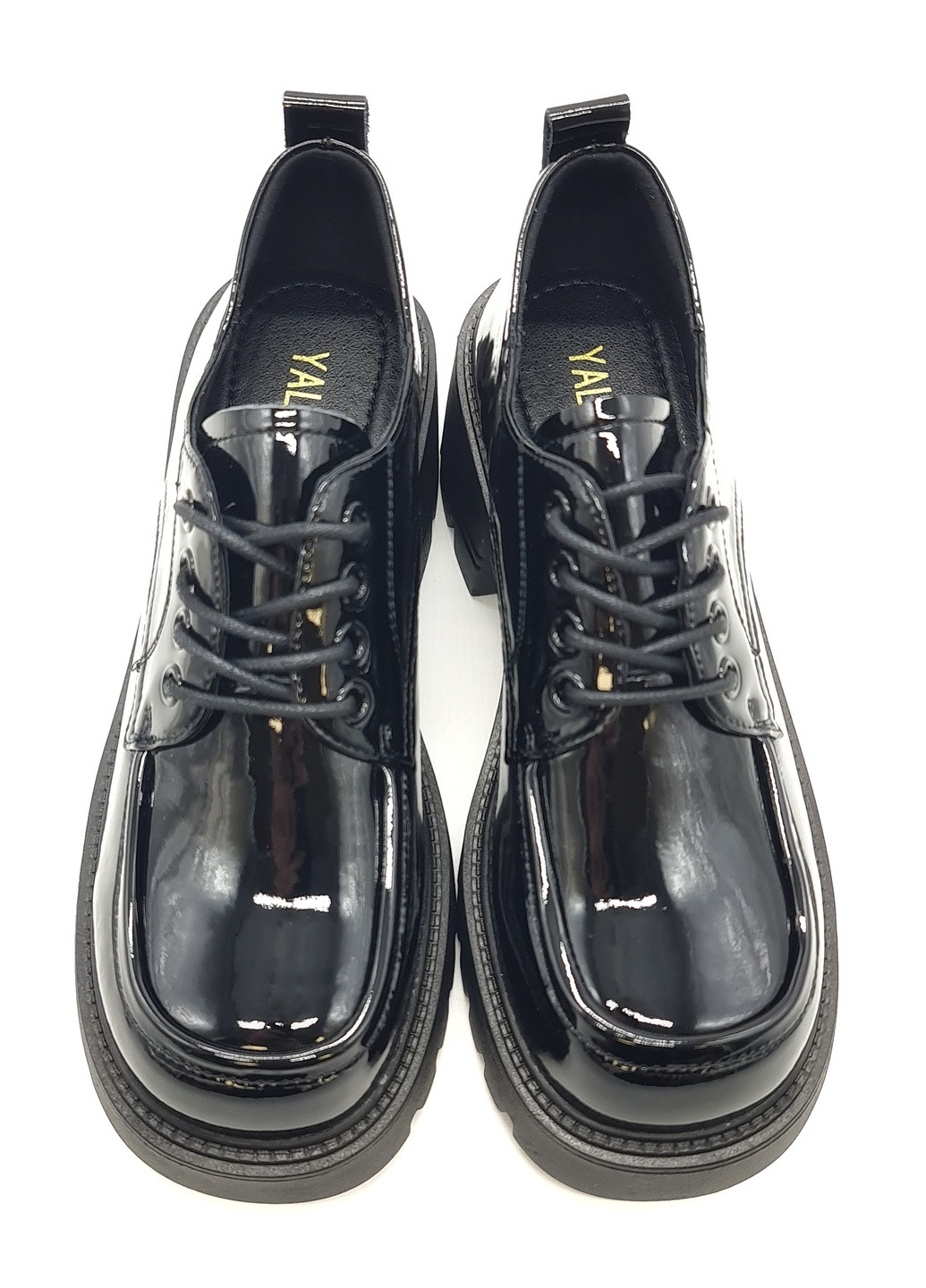Жіночі туфлі чорні лакована шкіра YA-18-8 24,5 см (р) Yalasou (271675321)