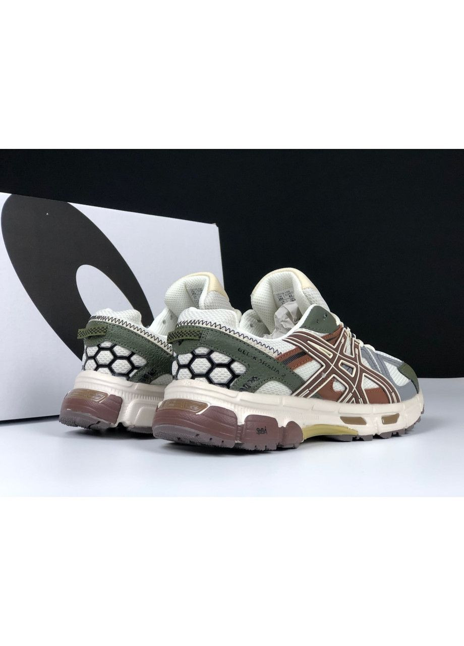 Серые с коричневым зима-термо женские кроссовки No Brand серые зима (313611347)