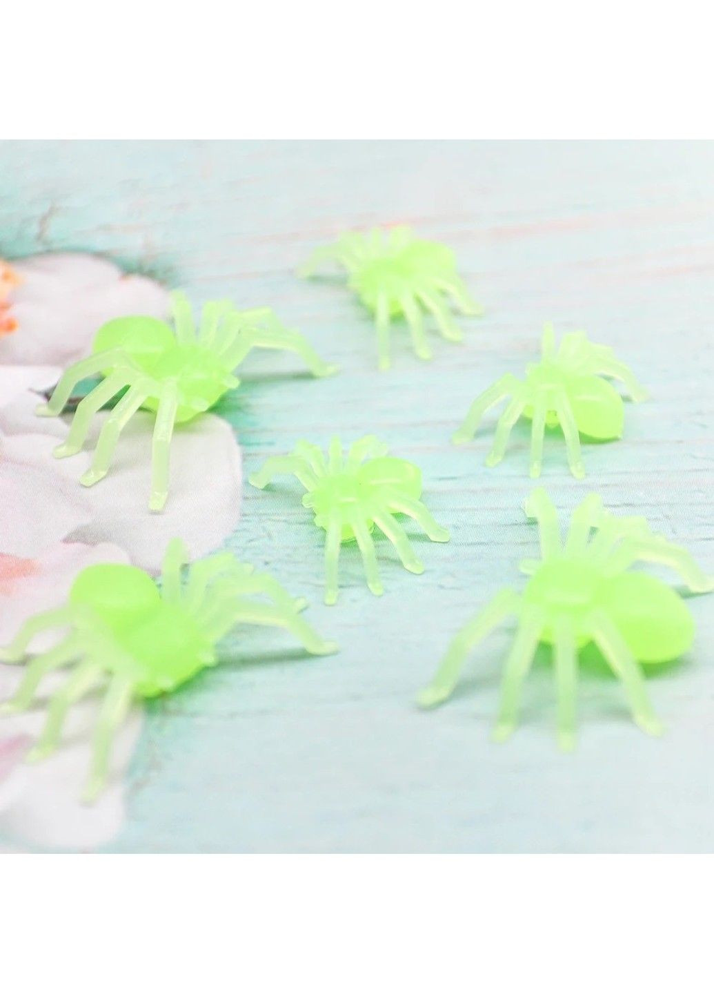 Набір пластикових павуків Хелловін 50 шт, що світяться в темряві, IDEA12-HOL20 99IDEAS (329144499)