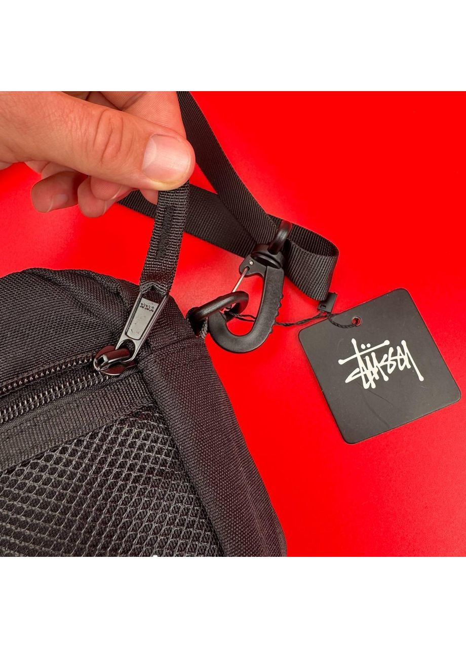 Сумка через плече Месенджер Стусі барсетка чорна Чоловіча міська сумка Стейсі No Brand (361668658)