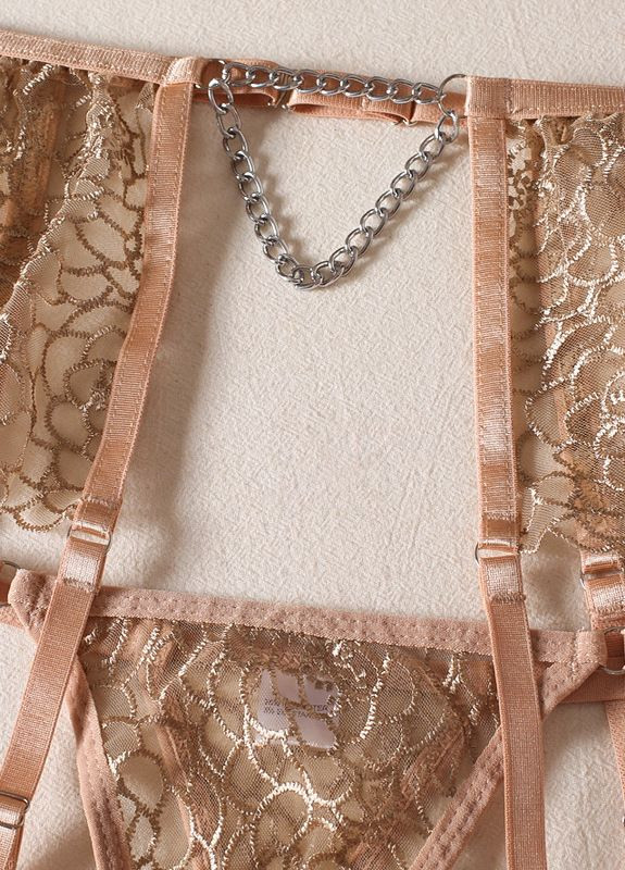 Оливковый (хаки) демисезонный сексуальный комплект, хаки комплект, эротическое белье, комплект кружевной No Brand