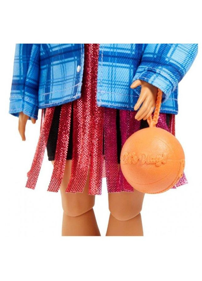 Кукла Барби Barbie Extra Doll Экстра в баскетбольном платье Mattel (282964502)