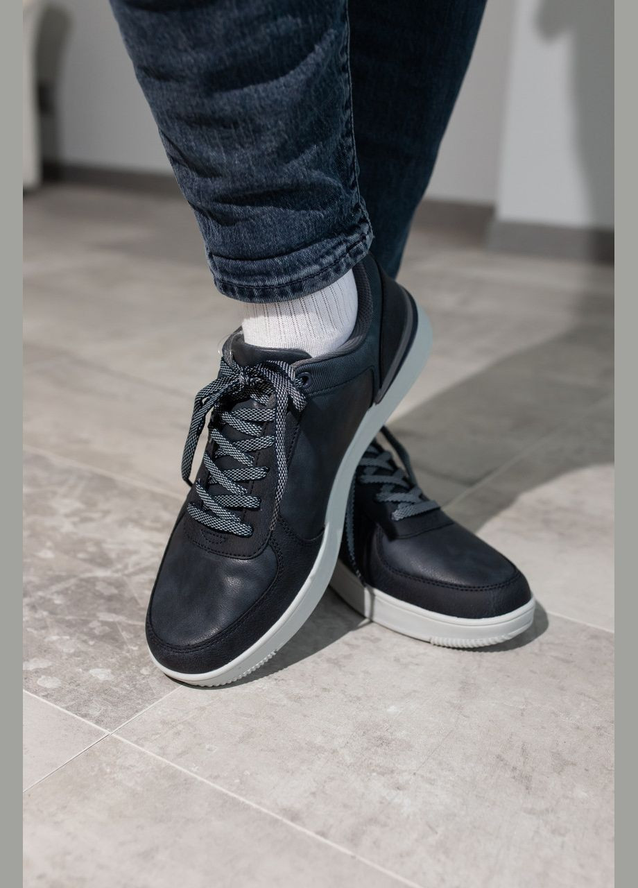 Чорні осінні чоловічі кросівки демі р. чорного кольору No Brand