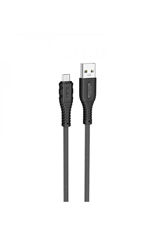 Cable Type-C/Type-C 4you Elbe (3A, silicon) Black Hoco (370204891)