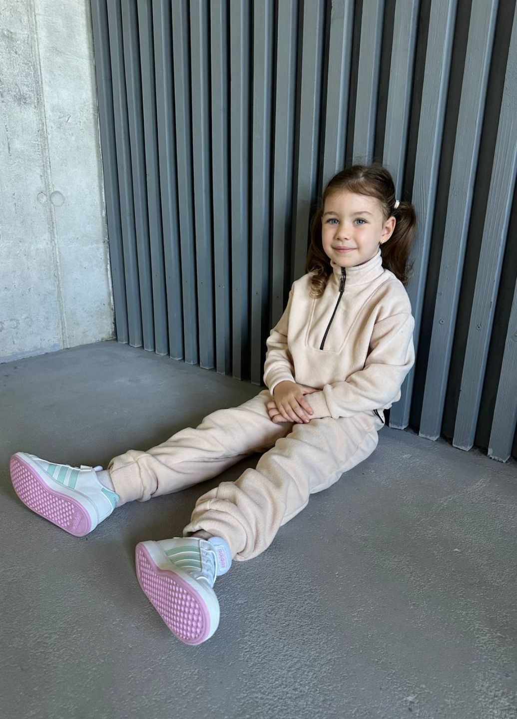 Молочный демисезонный крутые термо костюмы для самых маленьких и стильных брючный Tik-Tak