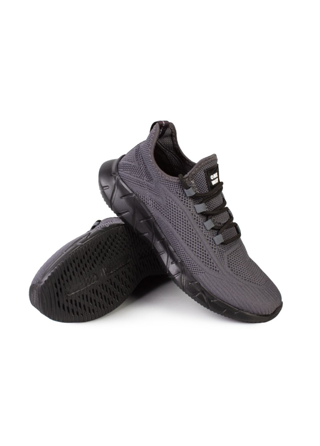 Серые демисезонные кроссовки мужские бренда 9200521_(2) ModaMilano