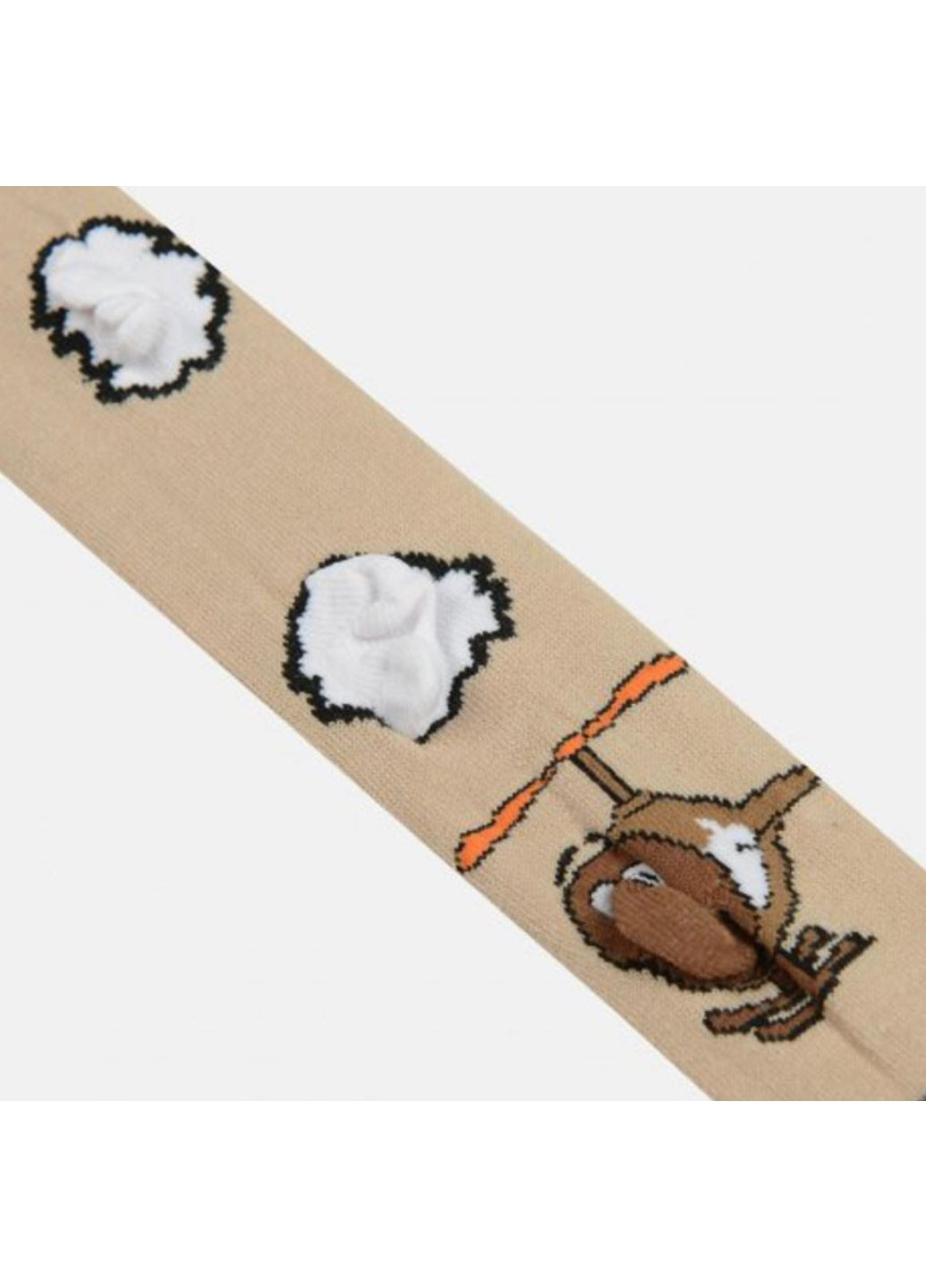 Детские колготки хлопчатобумажные для мальчика Вертолет De 3D Бежевые (0879) Melatti (361147638)