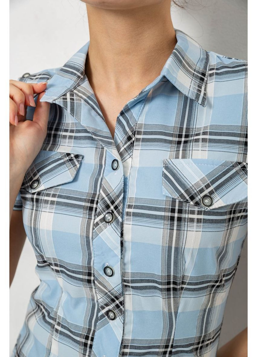Голубой кэжуал рубашка Ager