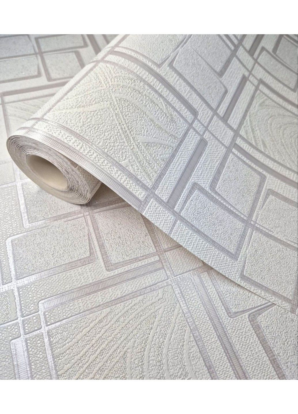 Шпалери Слов’янські вінілові 10.05×0.53м 9421-03, бежеві для спальні, вітальні, коридору, офісу, дитячої кімнати Слов'янські шпалери (340275407)