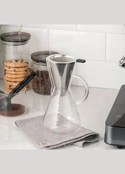 Кемекс для кави ARDESTO 600мл. Chemex Black Mars з фільтром (R-WL-888853(600)-VS) No Brand (303348542)
