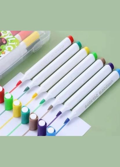 Маркери акрилові пігментні Water Color Pen 36 шт Фломастери художні для малювання з кейсом No Brand (316509620)