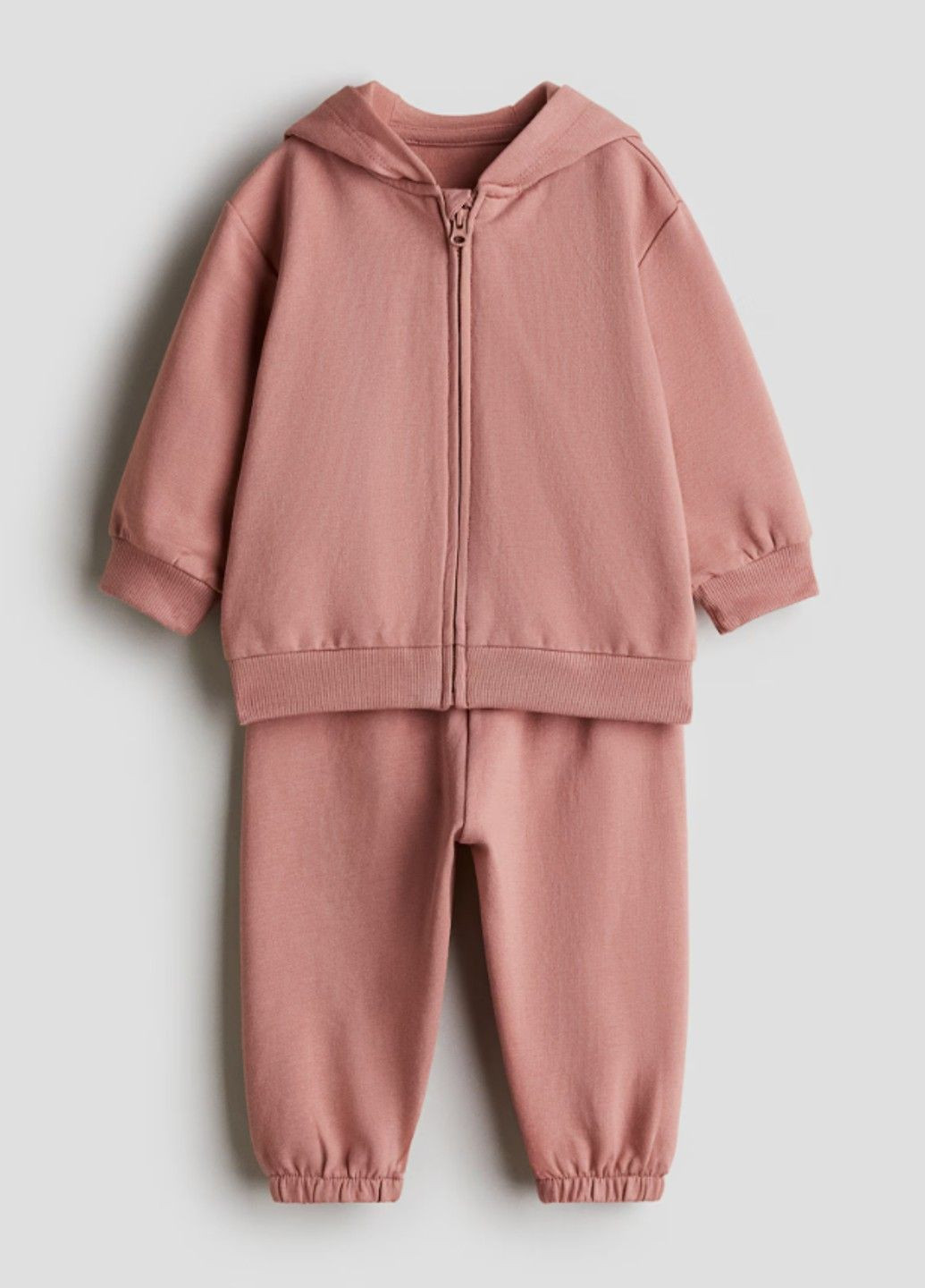 Рожевий зимній костюм H&M