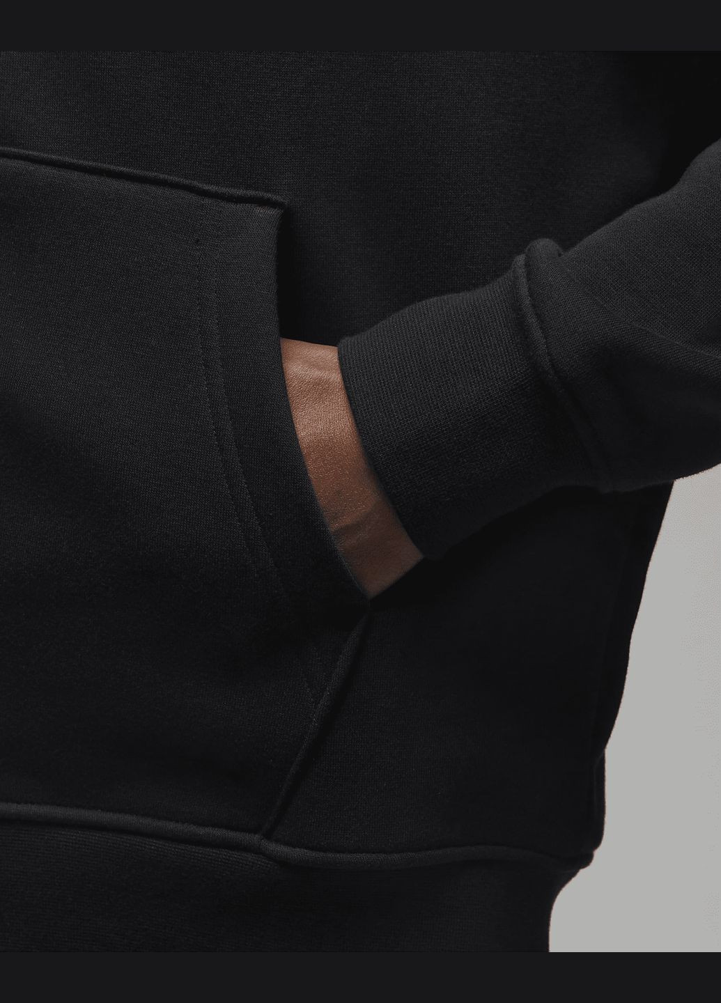 Кофта мужская Ess Full-Zip Fleece FJ7771-010 флис черная Jordan (298400046)