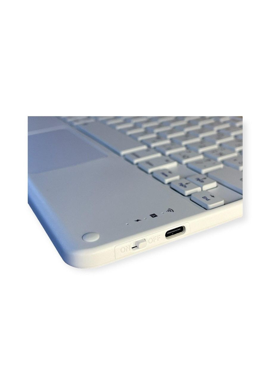 Беспроводная клавиатура KB01 Bluetooth с тачпадом White Primo (289872583)