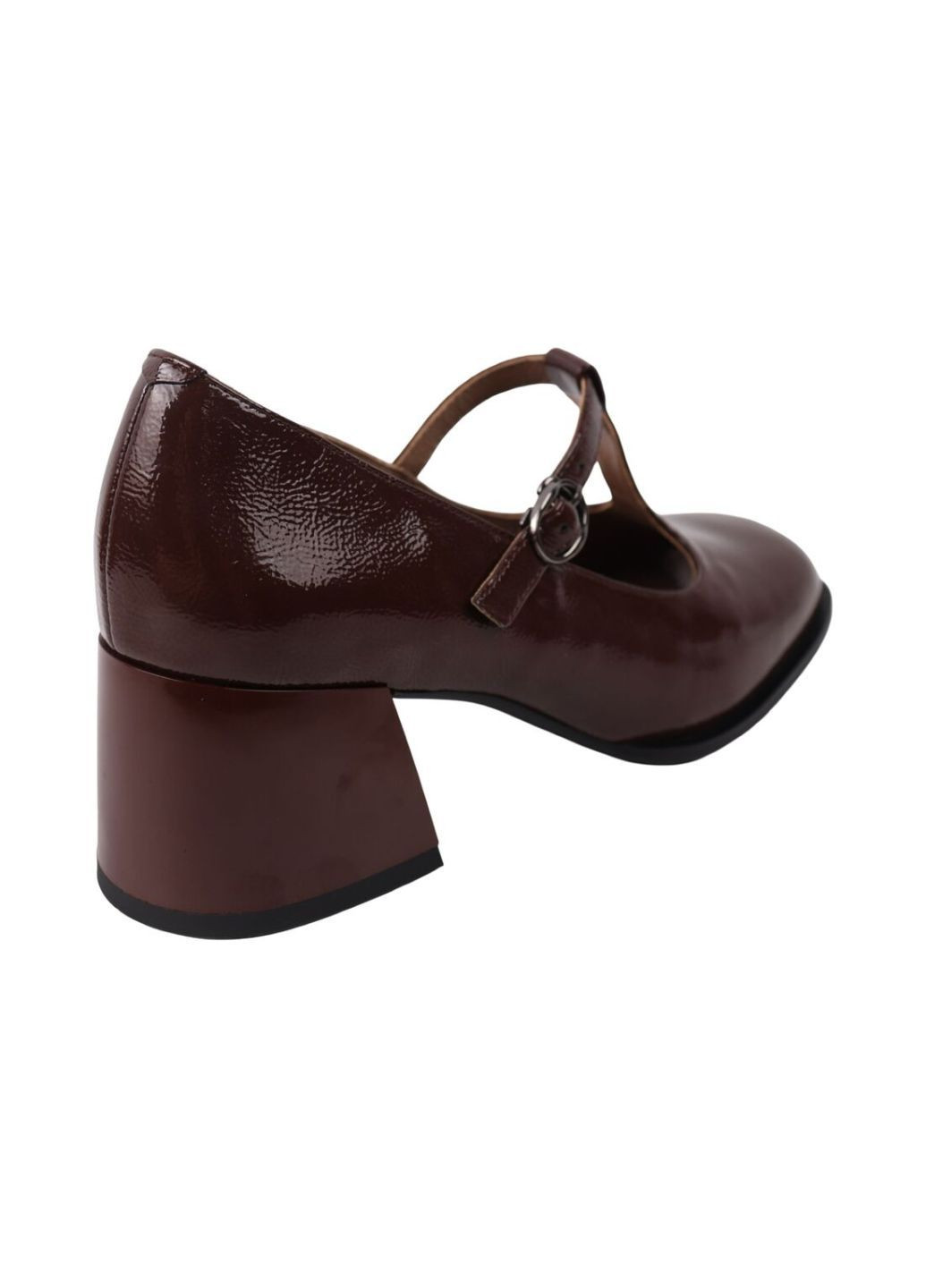 Molka Туфлі жіночі коричневі натуральна лакована шкіра коричневий з, туреччина — (355067520)