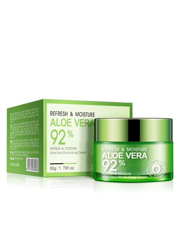 Bioaqua БЕЗ КОРОБКИ! Увлажняющий крем для лица с алоэ вера Refresh & Moisture Aloe Vera 92 % Moisturizing — Крем, Китай (327369750)