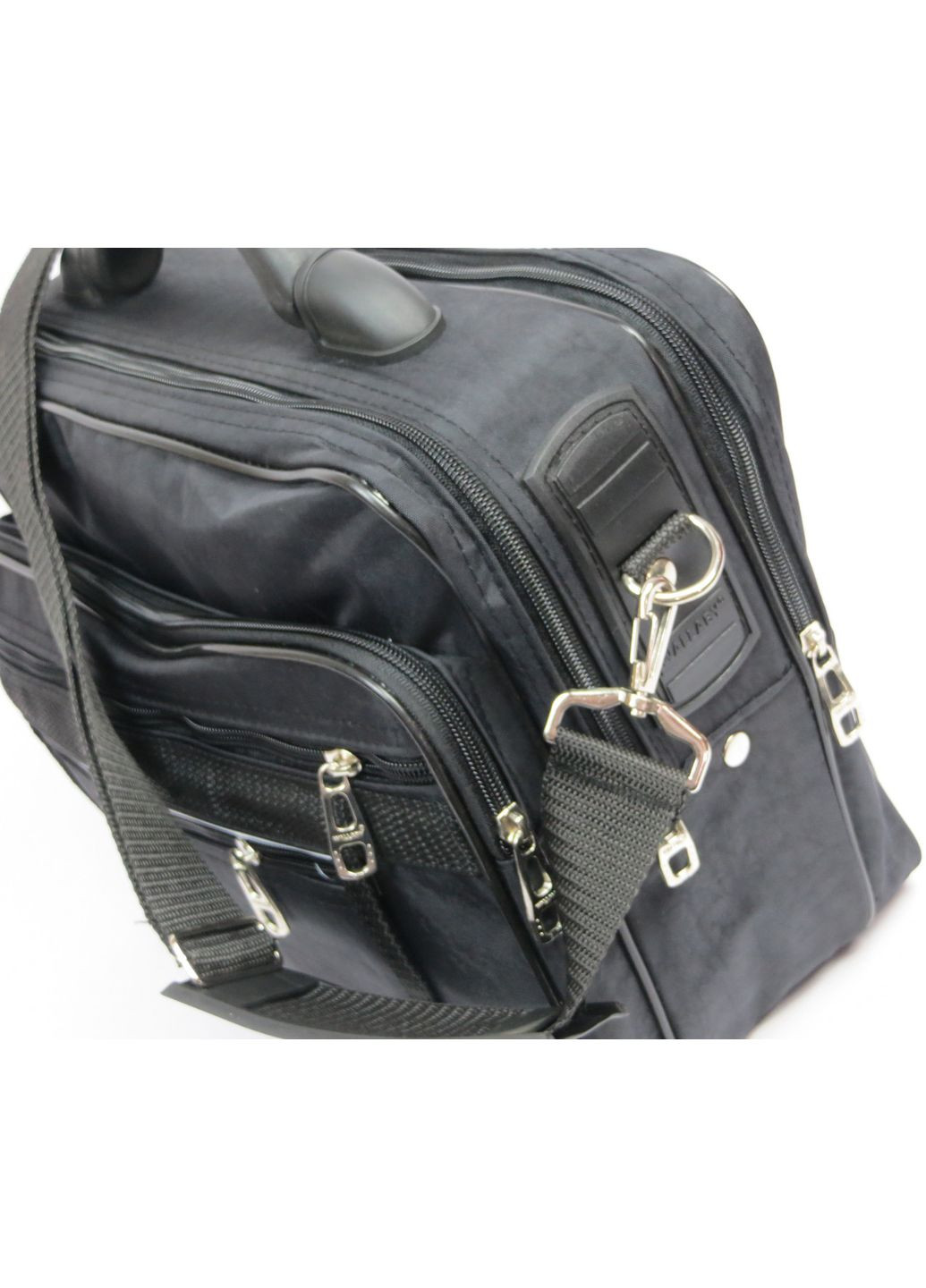 Чоловічий портфель чорний тканинний Wallaby (361156899)