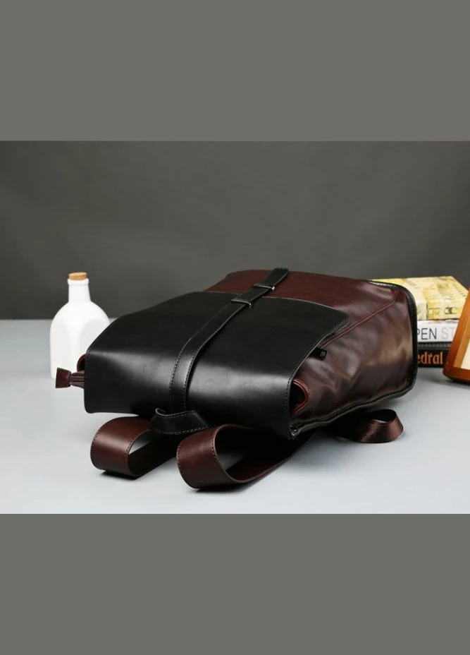 Великий чоловічий рюкзак Коричневий No Brand (302391197)