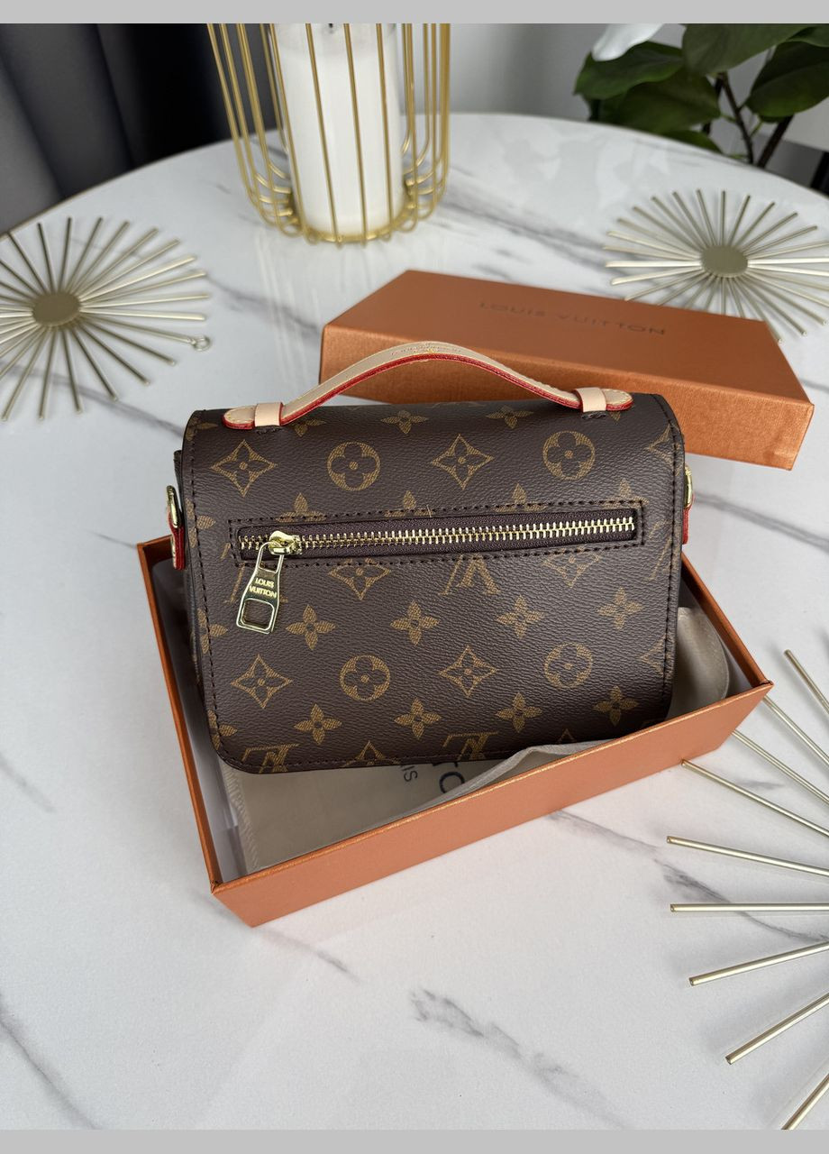 Сумка коричневий зі світло-бежевим міні No Brand (322464238)