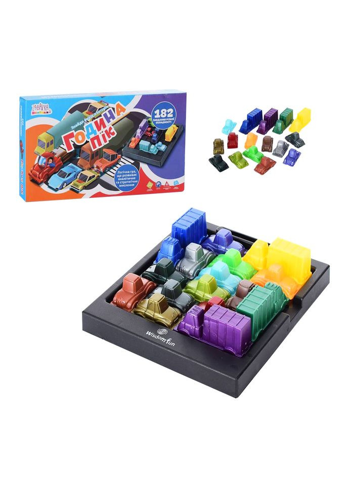 Настільна гра-головоломка "Година пік" UKB-B0036 українською мовою Bambi (301790606)