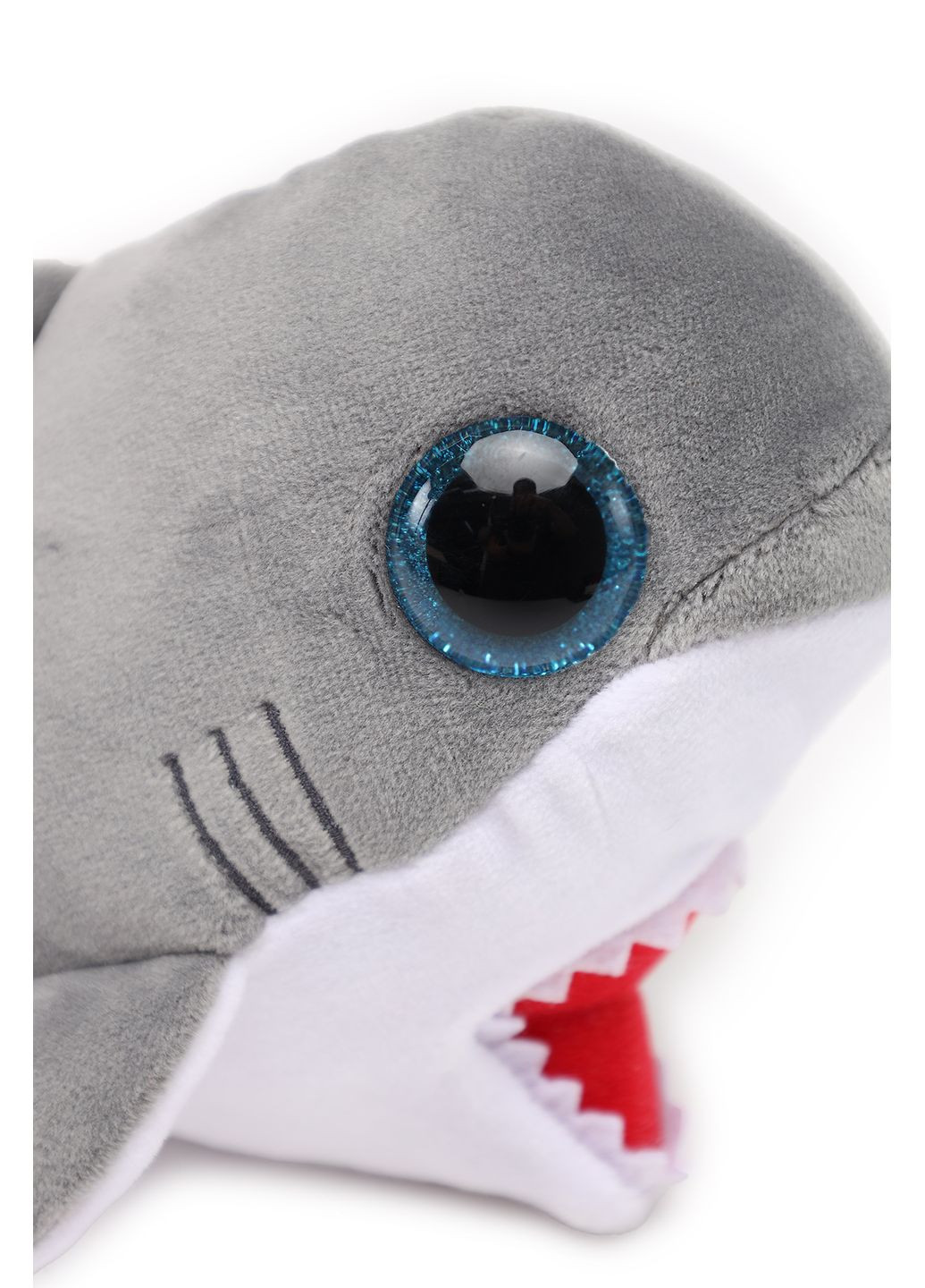 Детская игрушка мягконабивная Benie Bebies Серая акула "Finnegan" 15 см цвет разноцветный ЦБ-00283978 TY (356906950)