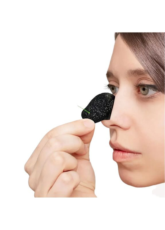 Глибокоочищаючі пластирі для носа проти чорних цяток та очищення пор 10 шт в наборе чорні No Brand (322594637)