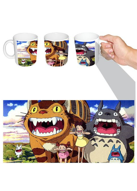 Чашка біла аніме Мій сусід Тоторо (z0086) No Brand (327004526)