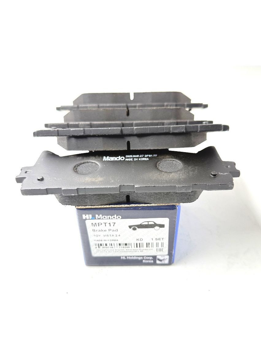 Колодки тормозные дисковые MPT-17, передние, Toyota Camry, RAV4, OEM 04465-33450 Mando (362203987)