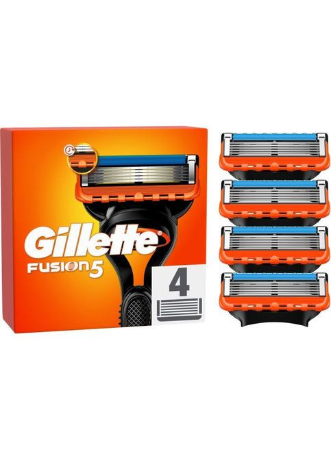Сменные кассеты Fusion5 4 шт. (7702018874460/7702018866984) Gillette Fusion5 4 шт. (349822797)