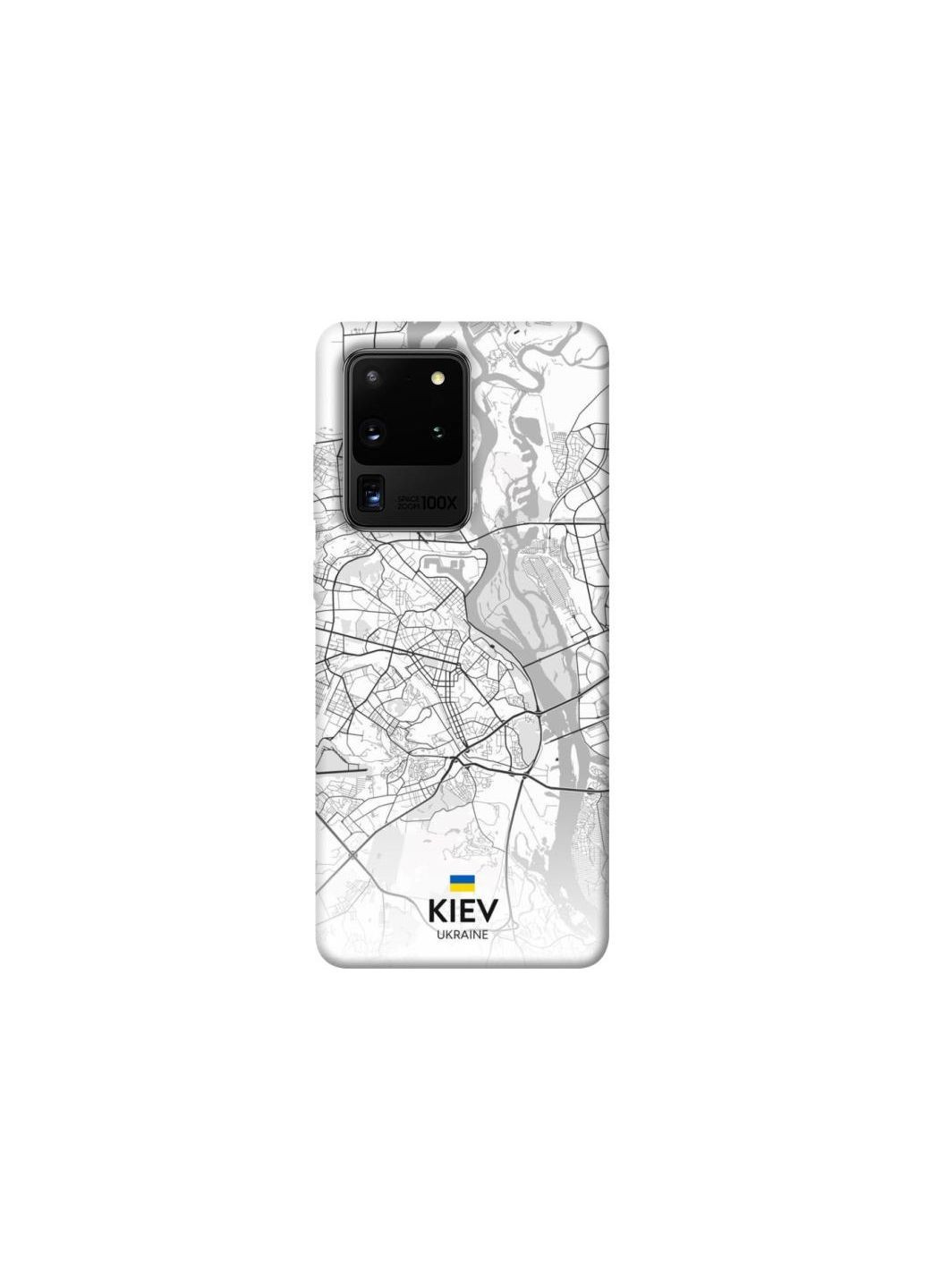 Чохол на Samsung Galaxy S20 Ultra Kiev white map Frontalka (356091912)