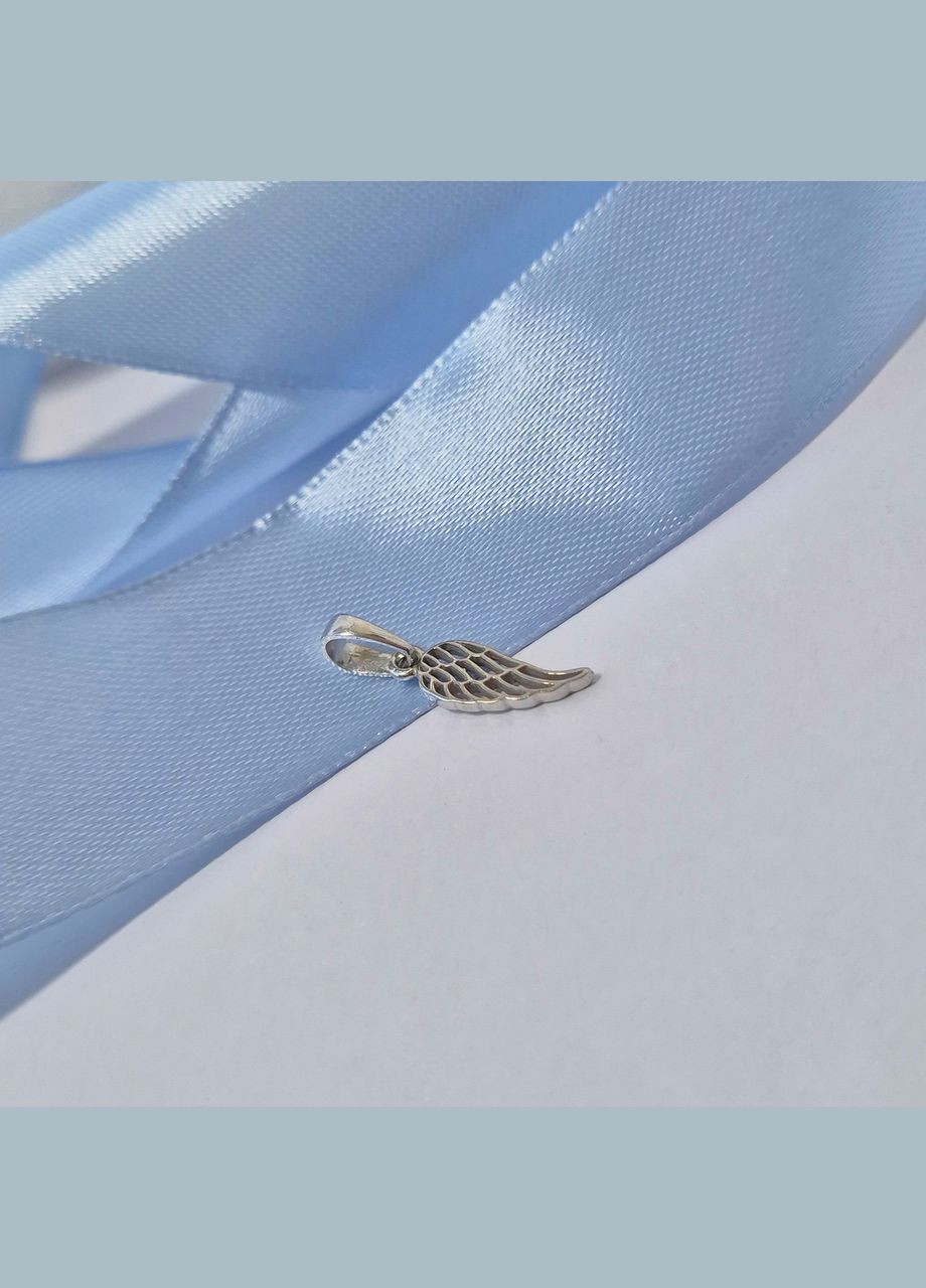 Срібна підвіска кулон Кішка з Чорним камінням срібло 925 проби чорнене 3473 2.27г No Brand (306742673)