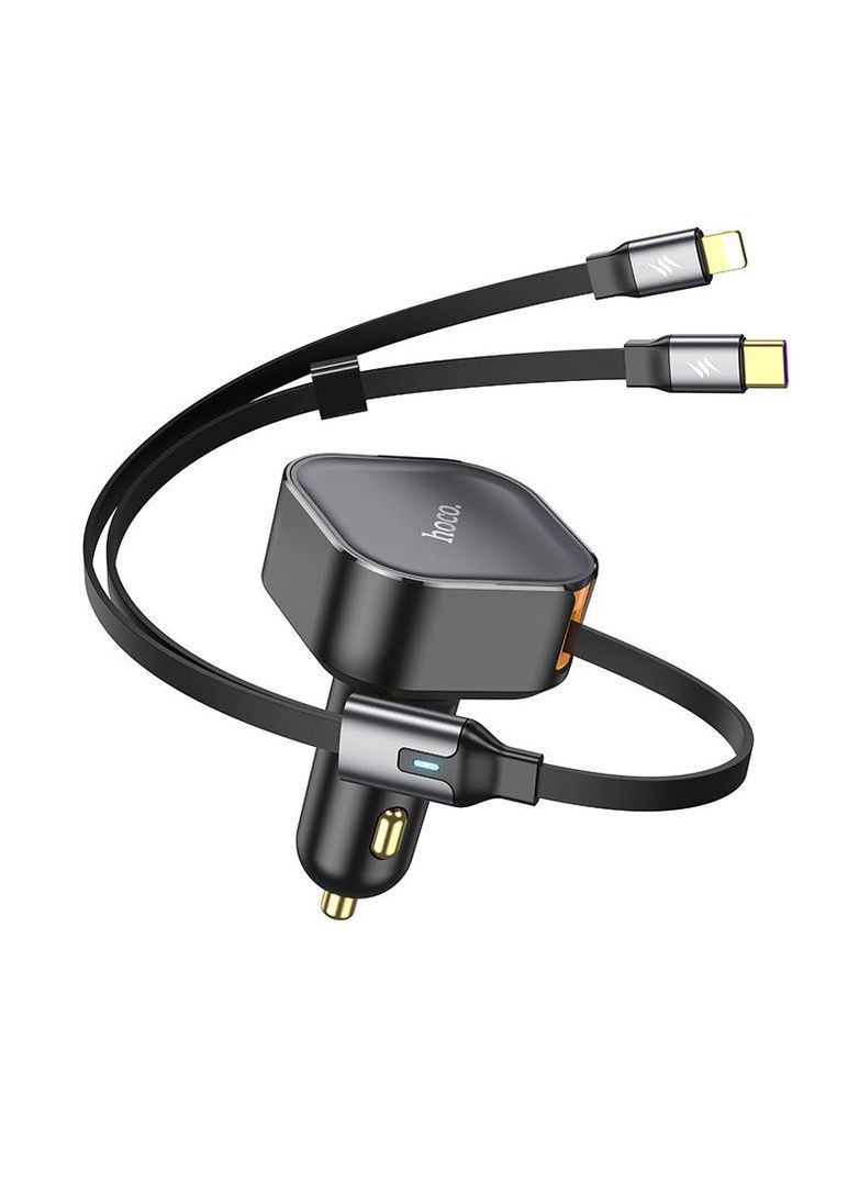 АЗУ NZ13 Clever PD30W with telescopic cable Type-C to Lightning Hoco (293245298)