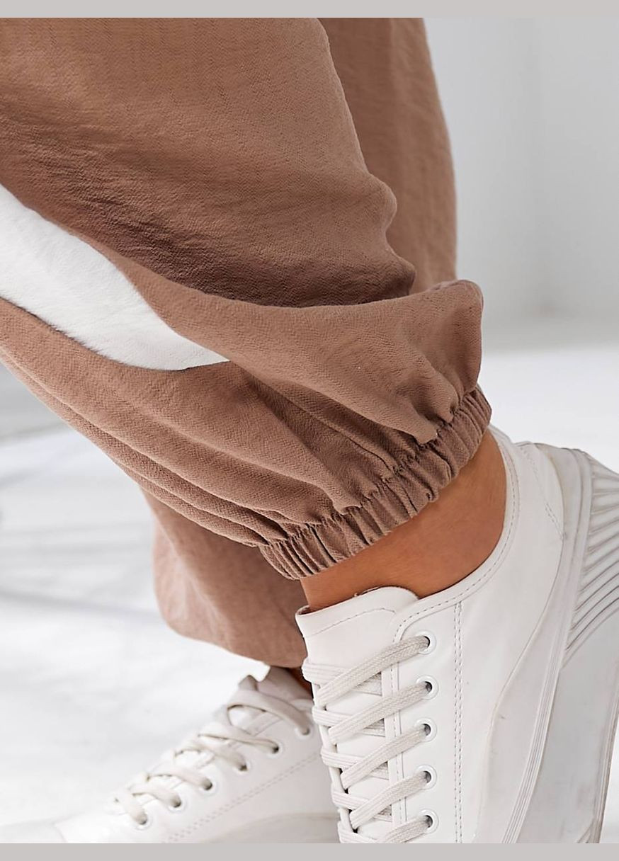 Жіночий лляний костюм двійка колір м'ятний New Trend (304991466)