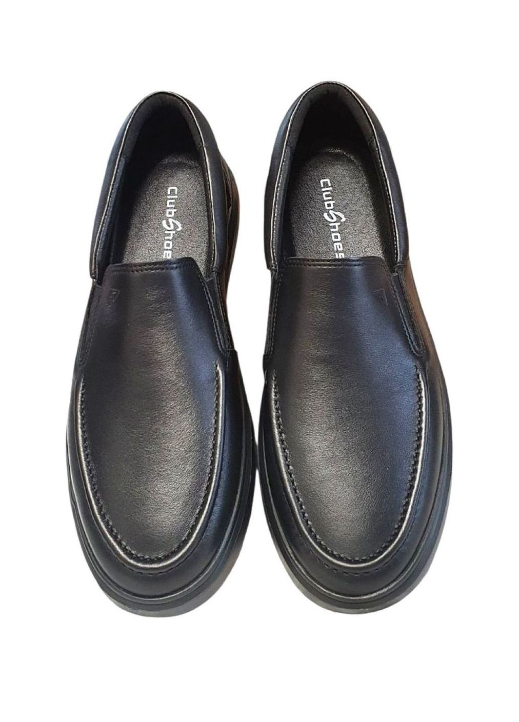 Черные повседневные туфли мужские Clubshoes без шнурков