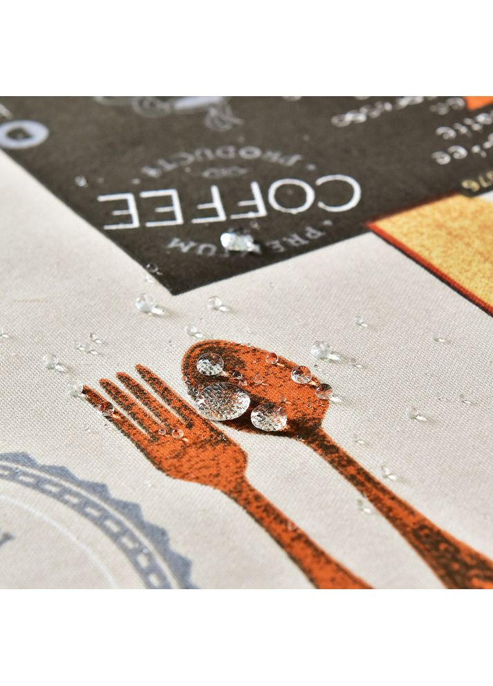 Скатерть с водоотталкивающей пропиткой 140х170 см хлопок Coffee IDEIA (366288997)