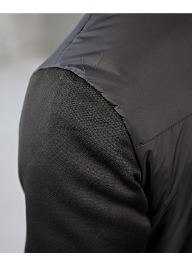 Черная демисезонная стильная мужская куртка демисезонная черная Freedom