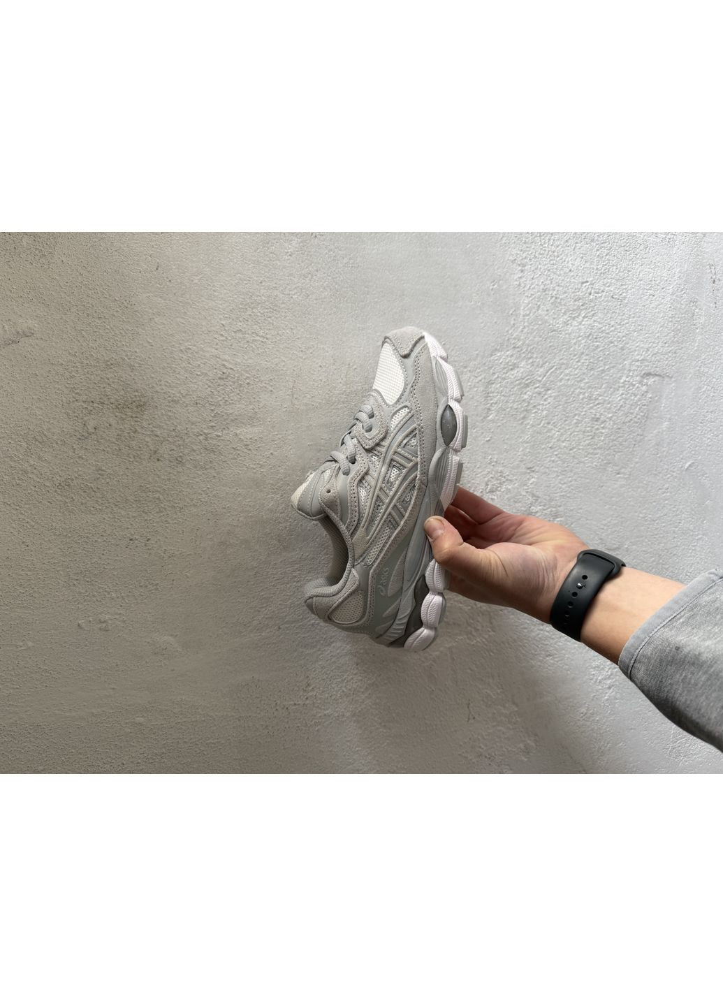 КРОСІВКИ ЖІНОЧІ ASICS GEL-NYC GREY АСІКС ГЕЛЬ НЮК No Brand сірі демісезони (368885820)