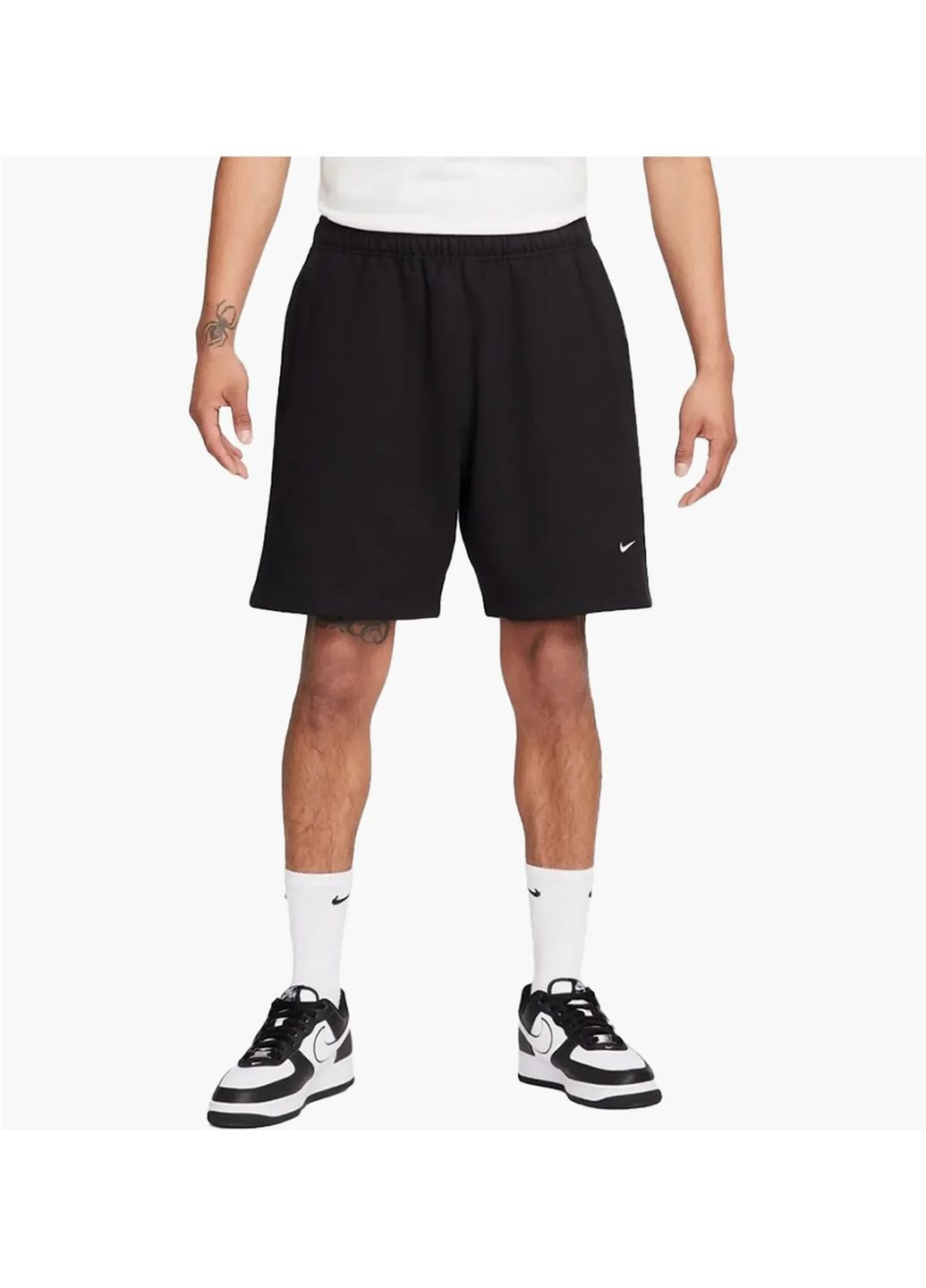 Шорты мужские Solo Swoosh Short Black Nike (366038999)