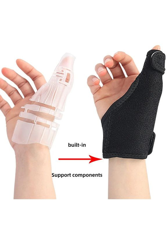 Защитный Бандаж с Шиной для Большого Пальца с Поддержкой Запястья Руки M165 Размер L (4024361) ToeLab (300694464)