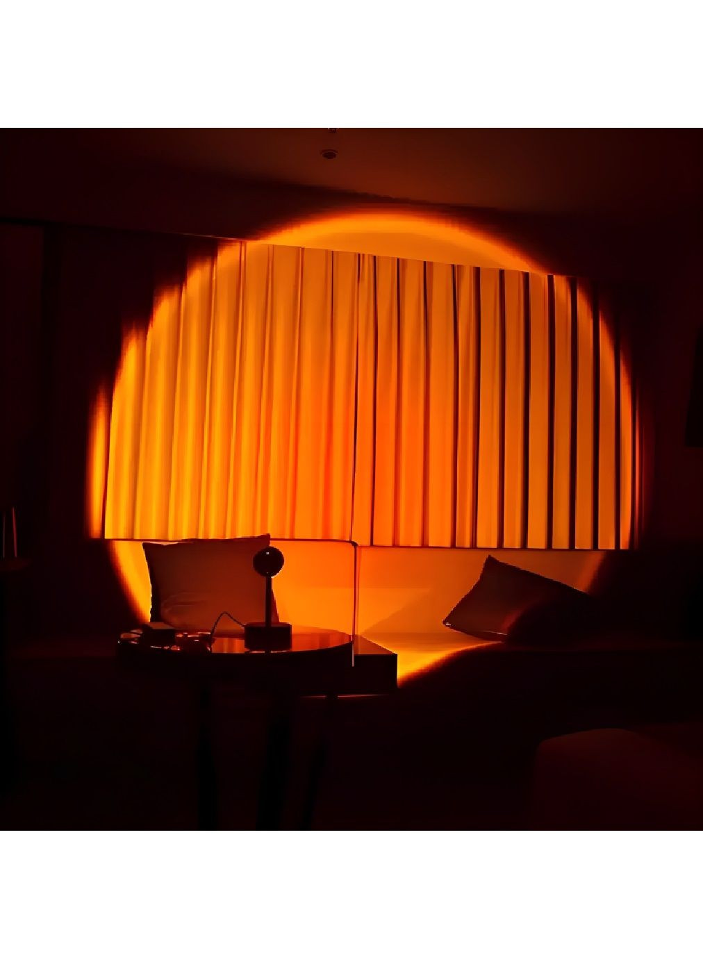 Комплект набір проекційна лампа світильник захід сонця RGB з пультом світлодіодною стрічкою 5 метрів 27х10х10 см (480447-Prob) Unbranded (335586975)