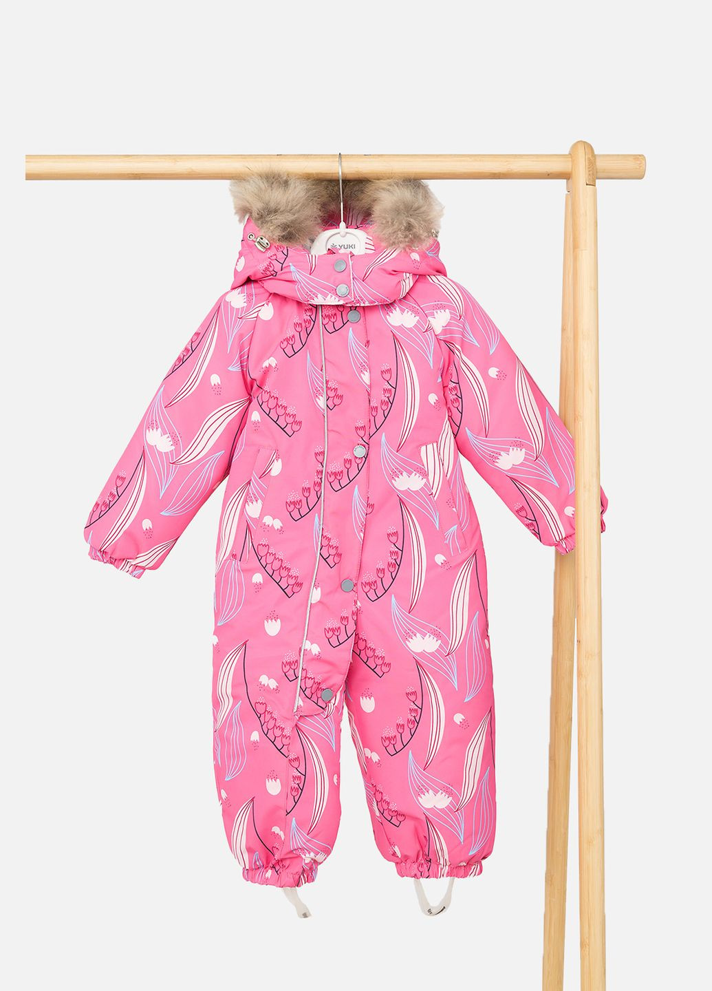 Комбінезон утеплений для дівчинки колір рожевий ЦБ-00254767 BALLABIO (300359691)