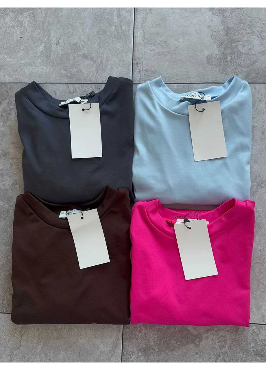 Лонгслів з м’якої тканини з трендовими вирізами спереду No Brand (365639517)