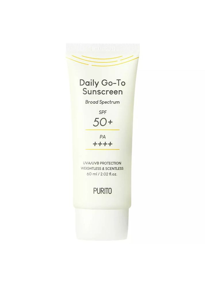 Солнцезащитный крем на каждый день Daily Go-To Sunscreen SPF50+ PA++++ 60 ml PURITO (292131622)