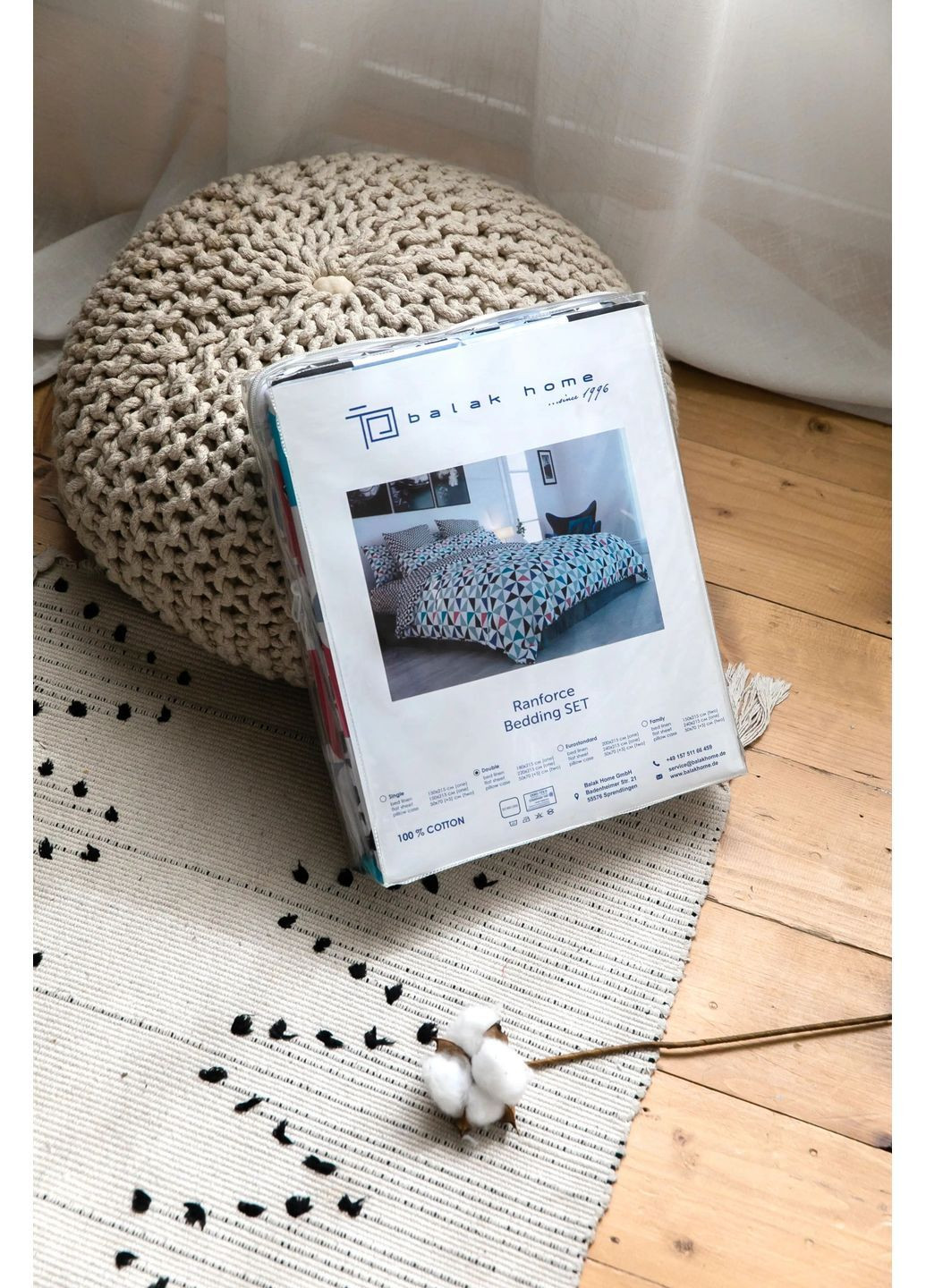 Двоспальний комплект постільної білизни з наволочками 50*70 см, 120 гр/м2 Маковий букет Білий з червоним (15090180215) ТЕП (364100080)