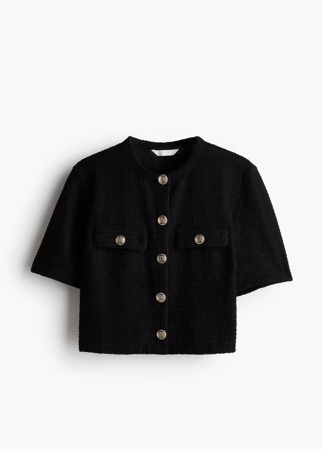 Черный демисезонный кардиган H&M