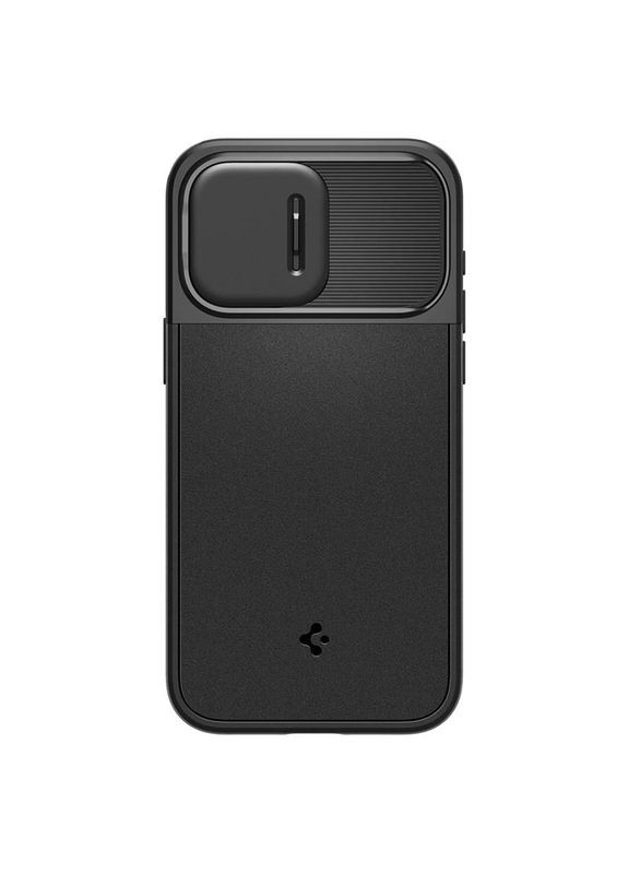 Чехол-накладка Optik Armor MagFit для Apple iPhone 15 Pro Black (ACS06738) Spigen (370623064)