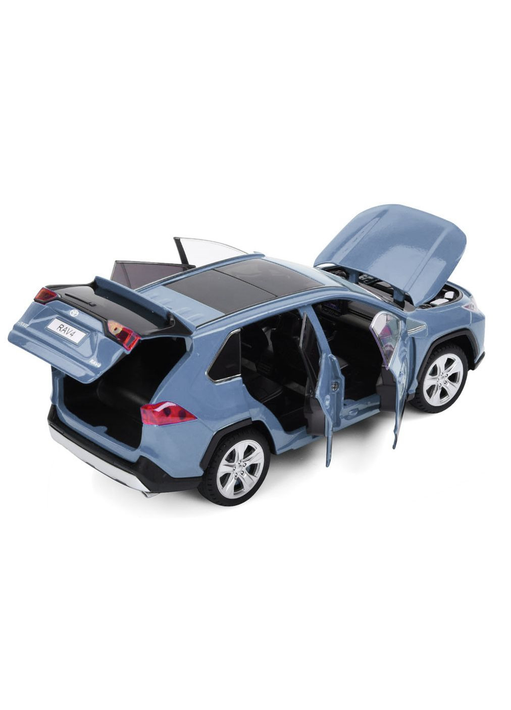 Коллекционная модель Авто Авто 1:24 Toyota RAV4 инерционная металлическая синяя (AP-2008BL) MFC (365544416)