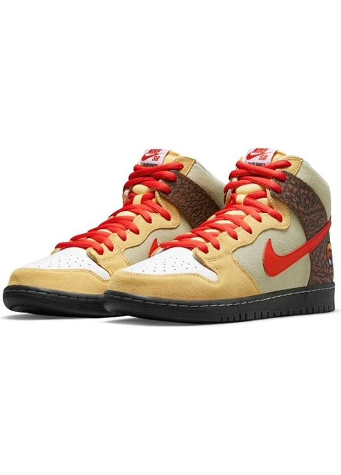 Цветные всесезонные кроссовки sb dunk high color skates kebab and destroy cz2205-700 Nike