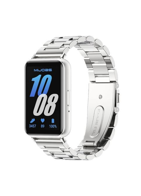 Браслет на Samsung Galaxy Fit 3 (совместимый). Цвет - серебро. Ремешок на Samsung Гелакси Фит 3 (совместимый) No Brand (370101798)